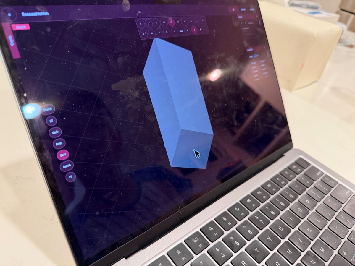 The program simulated on a MacBook