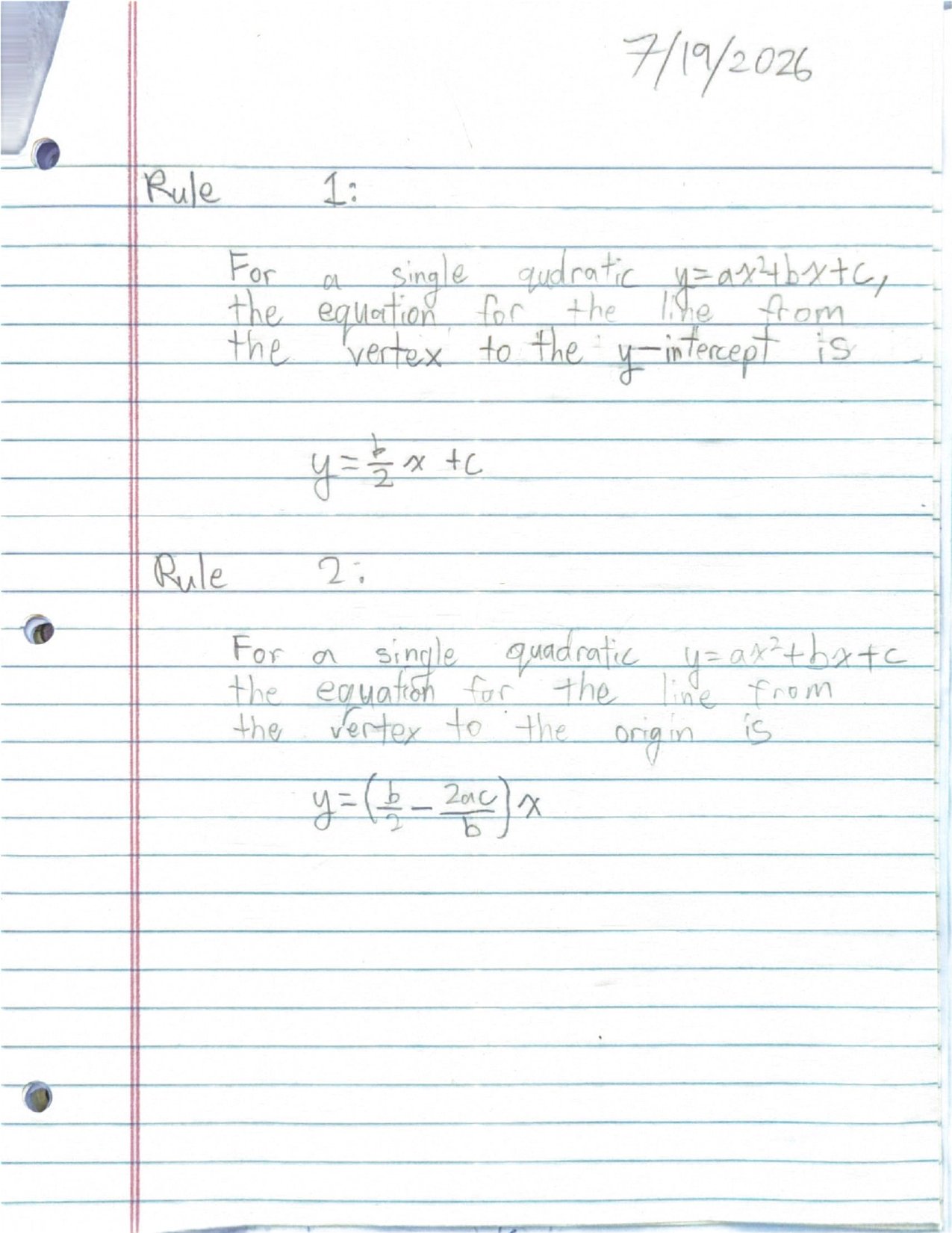 Rule 1 and Rule 2