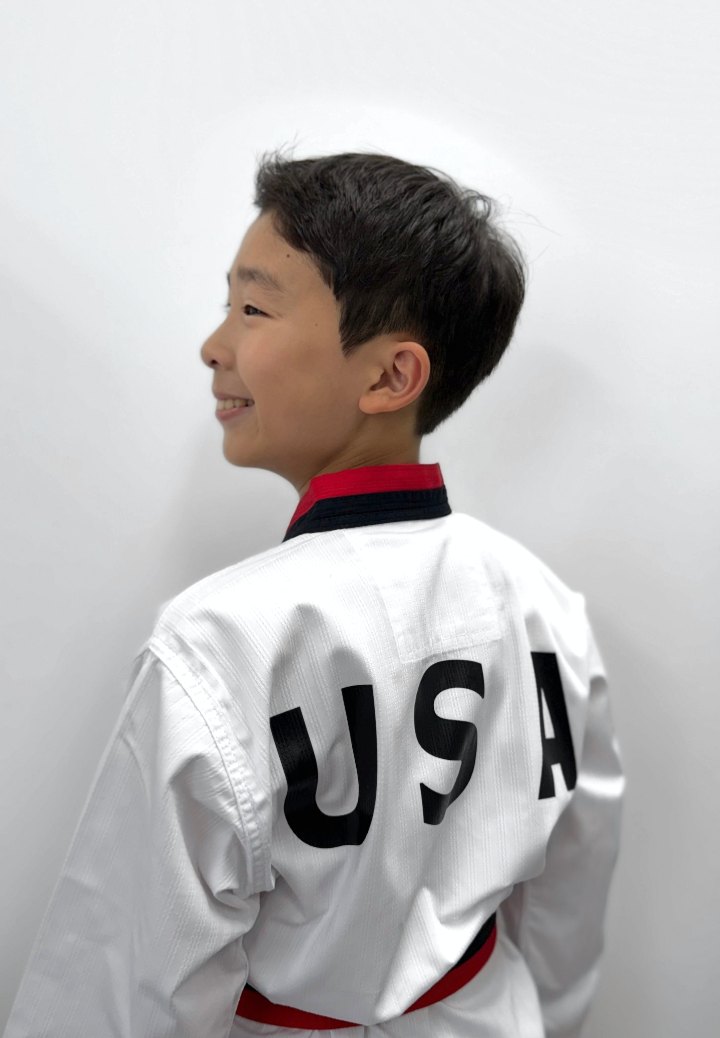Wearing the USA uniform